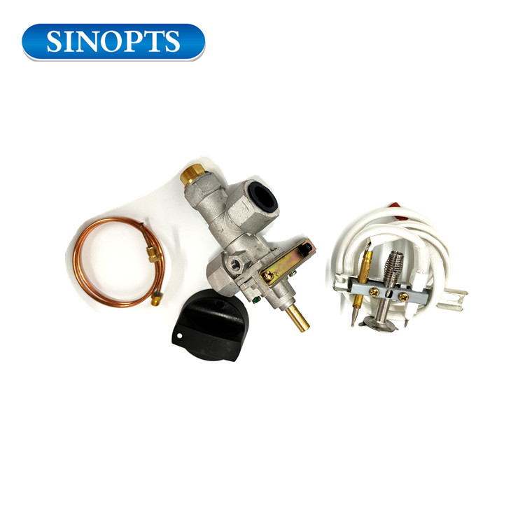 الألومنيوم التجاري LPG NG Gas Fryer Griddle Failure 250000 BTU التحكم في صمامات الأمان مع Piezo Spark و Pilot