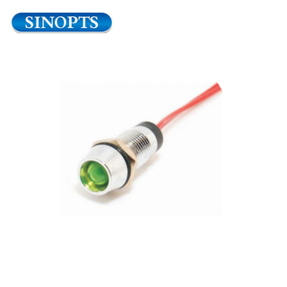 12 فولت 8 ملم مصباح مؤشر مؤشر LED العاكس