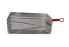 SINOPTS سلة قلي المطبخ التجارية المستطيلة، سلة القلي الفرنسية، سلة الوجبات الخفيفة، سلة القلي العميق