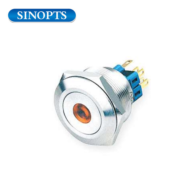 مفتاح زر الضغط المعدني 16 مم IP65