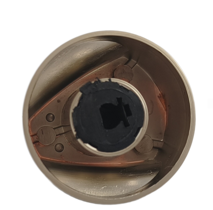 SINOPTS زر التحكم في ترموستات الفرن، مقبض مفتاح دوار معدني