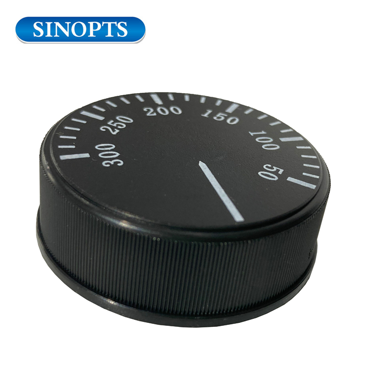 50-300 درجة موقد الغاز اكتب مقبض فرن مستدير مع طوق