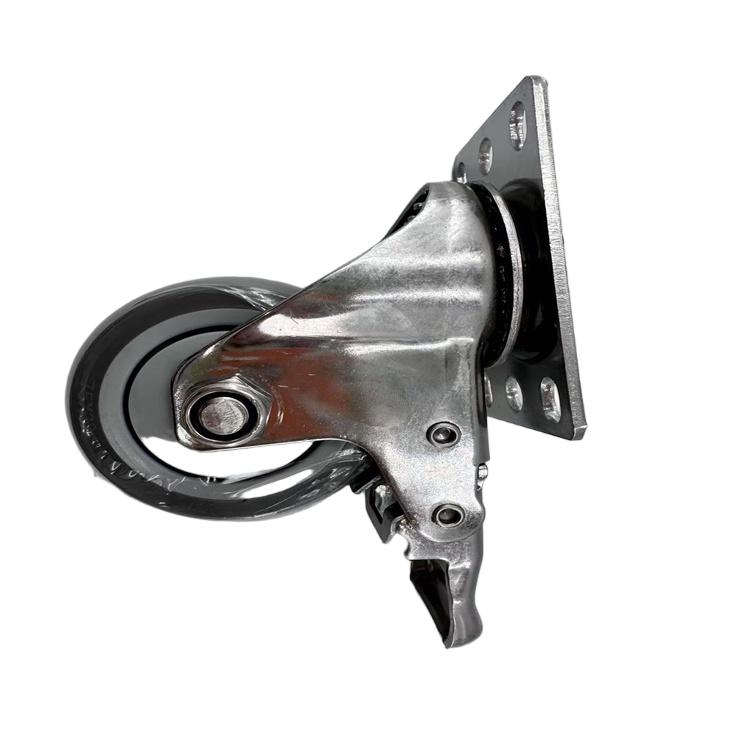 متوسطة 3 بوصة المحور TPR-M12*30 عجلات يدوي الحزام تحمل أداة اتجاه مع المسمار TPR-M12*30
