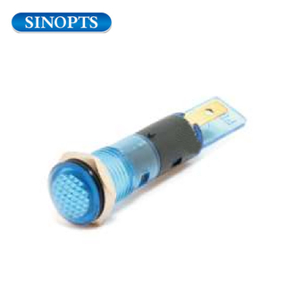 8mm 12V LED IP66 ضوء مؤشر بلاستيكي
