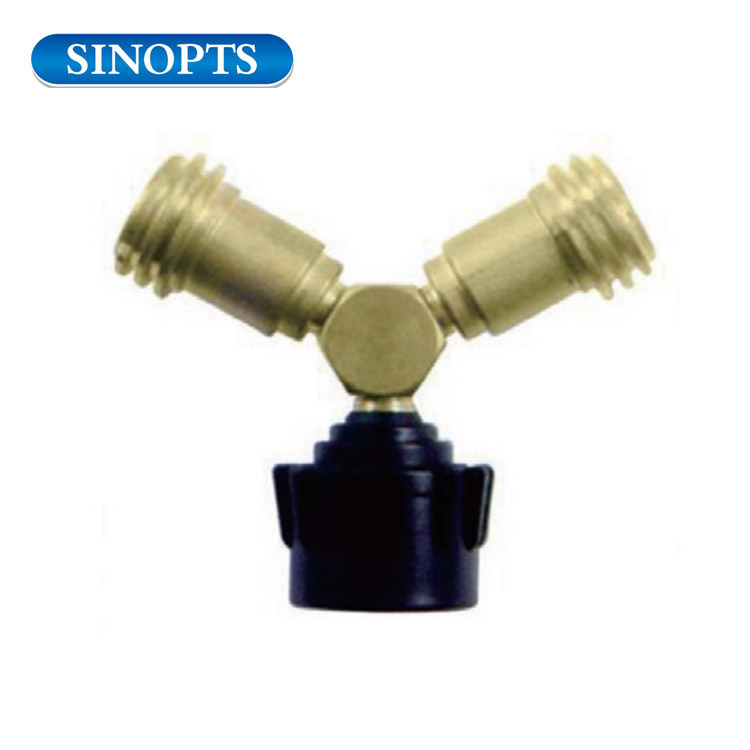 y Type Alkane Brass Tee Connection 