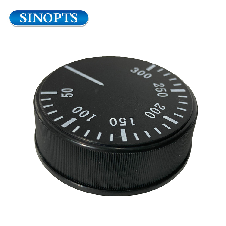 50-300 درجة موقد الغاز اكتب مقبض فرن مستدير مع طوق