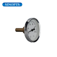 63 ملم مؤشر قرص حرارة مقياس الحرارة الأفقي