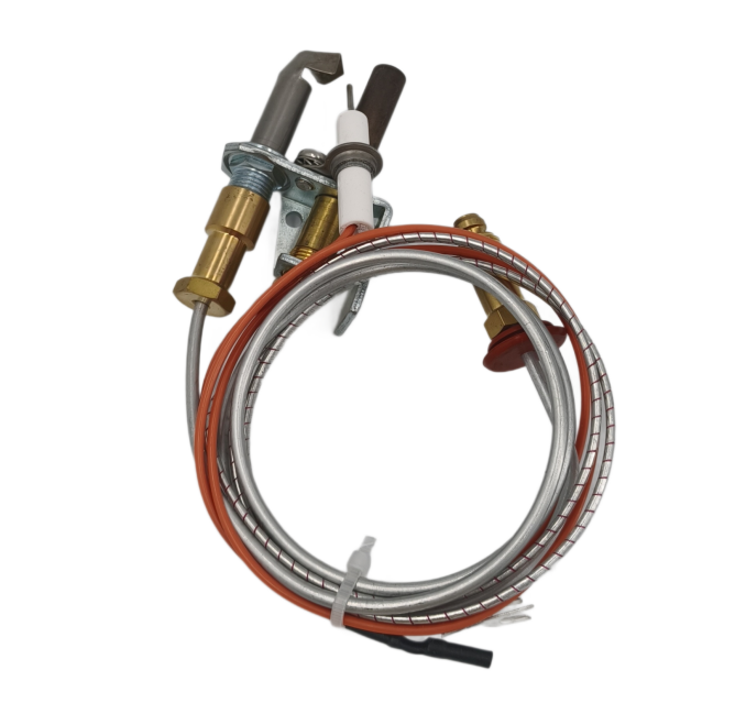 SINOPTS موقد تجريبي للغاز الطبيعي المصقول عالي الجودة مزود بأقطاب كهربائية وأسلاك