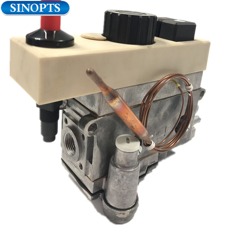 40-90 مقلاة غاز Sinopt تركيبة صمام تحكم غاز ترموستاتي