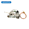 صمام استشعار درجة حرارة الغاز 120-200 درجة المقلاة صمام التحكم في الغاز WTIH ThermoCouple