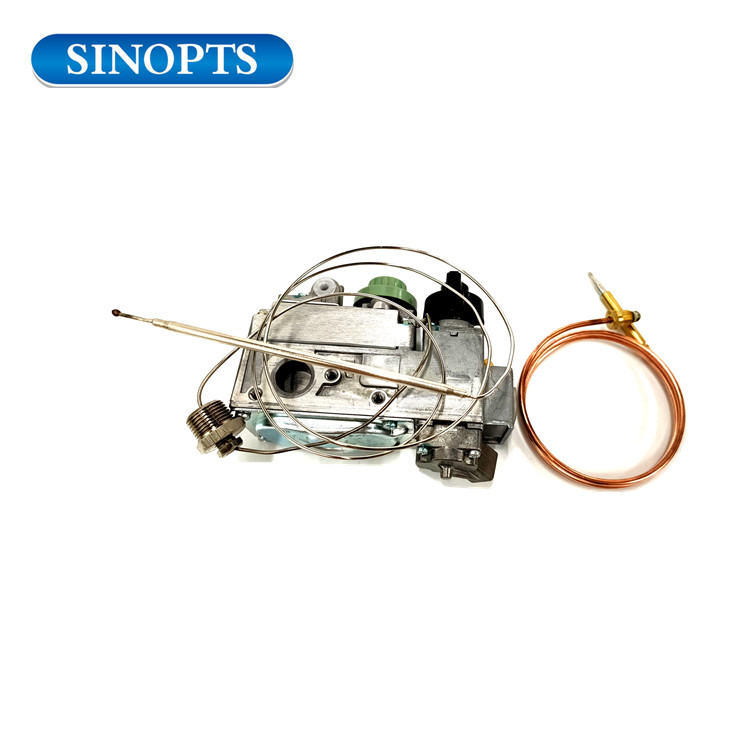 صمام استشعار درجة حرارة الغاز 120-200 درجة المقلاة صمام التحكم في الغاز WTIH ThermoCouple